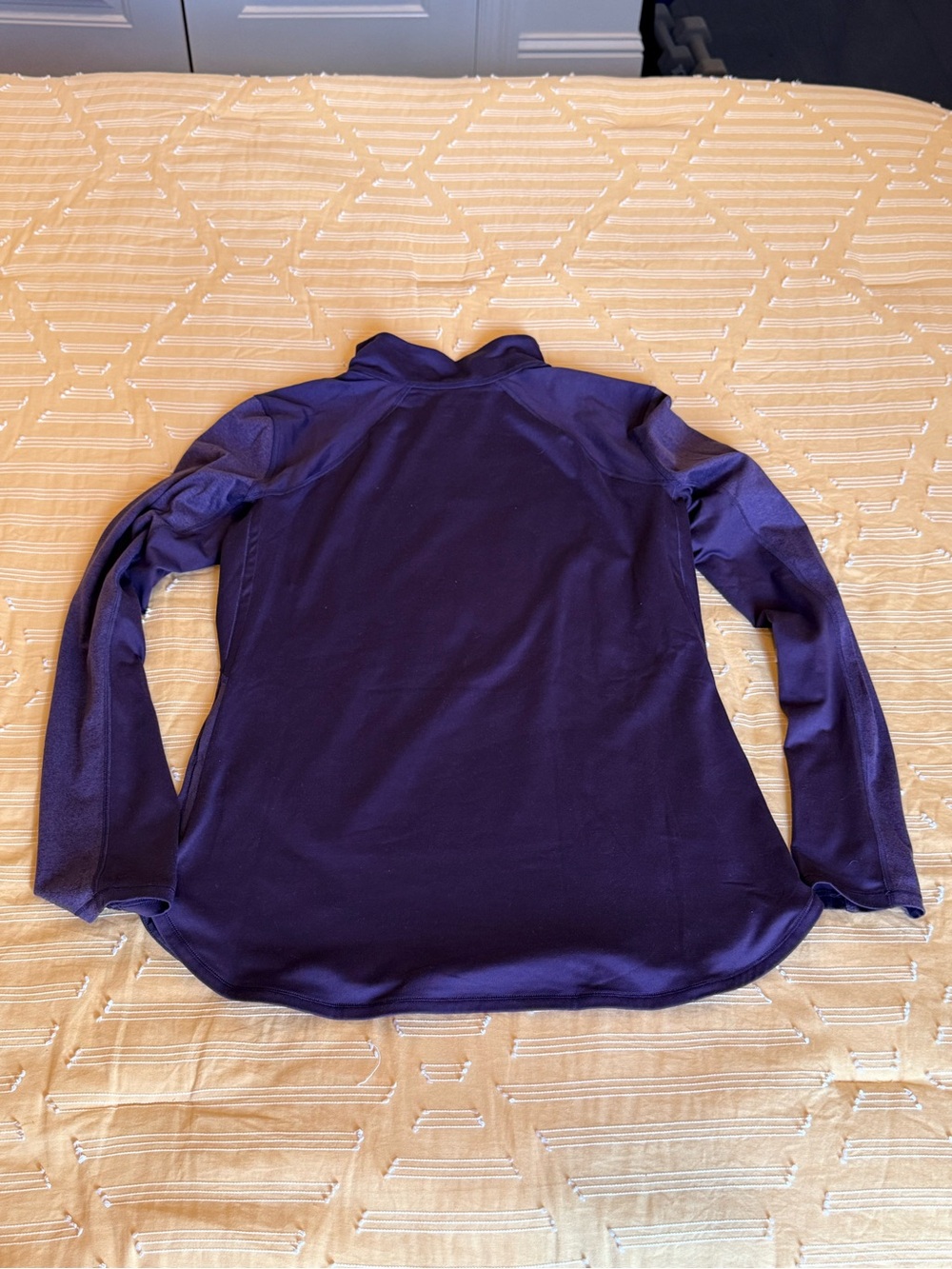 The North Face Women's Purple Quarter-Zip Pullover - Picture 3 of 3